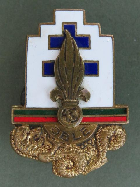 France Foreign Legion 13th Foreign Half Brigade (13. D.B.L.E.) Pocket Crest