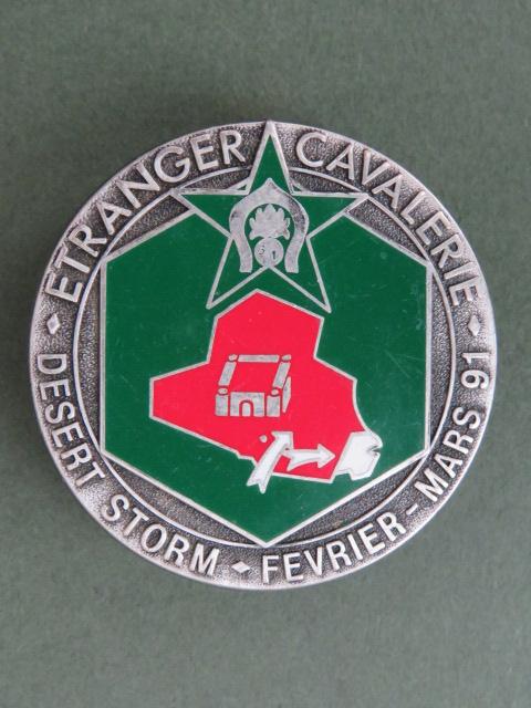 France Foreign Legion 1° R.E.C, 3° Squadron, Operation DAGUET (DESERT STORM 91) Pocket Crest