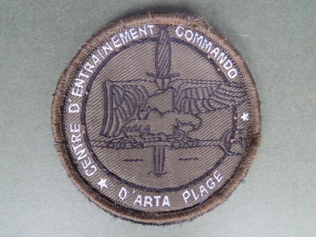 France Foreign Legion 13° D.B.L.E, CENTRE D' ENTRAINEMENT  COMMANDO ARTA PLAGE Shoulder Patch