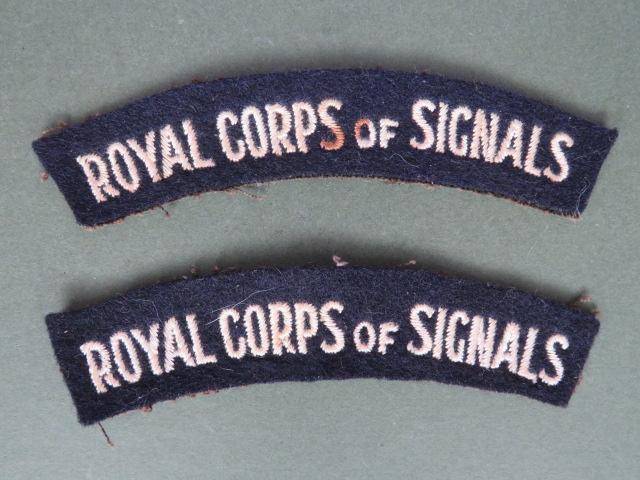 British Army Royal Corps of Signals Shoulder Titles