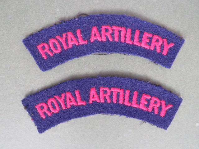 British Army Royal Artillery Shoulder Titles