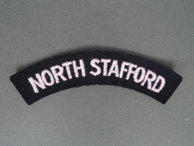 British Army The North Staffordshire Regiment Shoulder Title