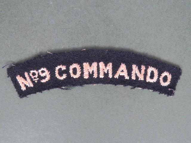 British Army WW2 No 9 Commando Shoulder Title