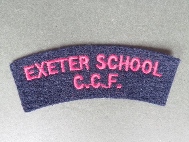 British Army Exeter School C.C.F. (Combined Cadet Force) Shoulder Title