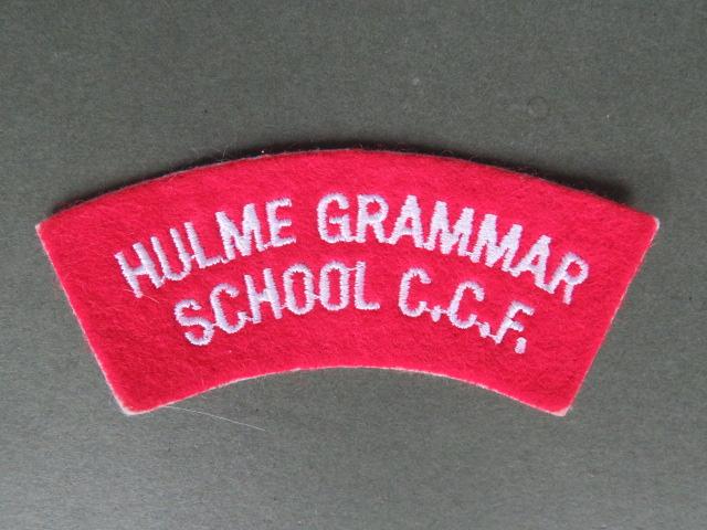 British Army Hulme Grammar School C.C.F. (Combined Cadet Force) Shoulder Title