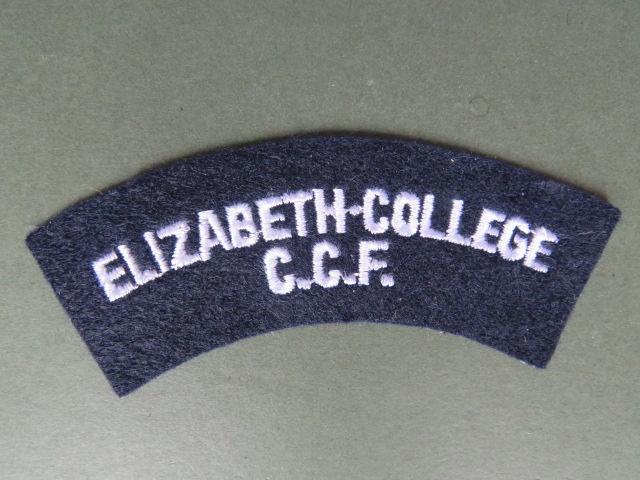 British Army Elizabeth College C.C.F. (Combined Cadet Force) Shoulder Title