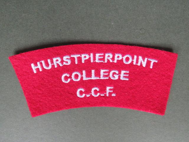 British Army Hurstpierpoint College C.C.F. (Combined Cadet Force) Shoulder Title