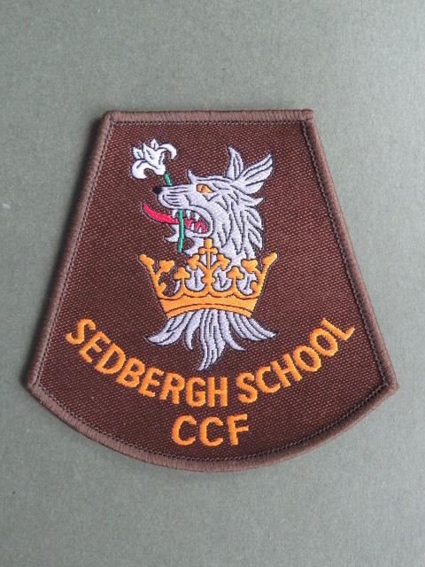 British Army Sedbergh School C.C.F. (Combined Cadet Force) Arm Badge