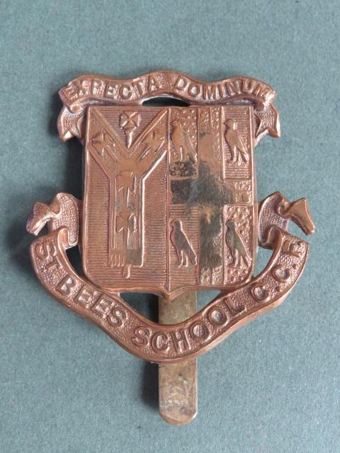 British Army St Bee's School C.C.F. (Combined Cadet Force) Cap Badge