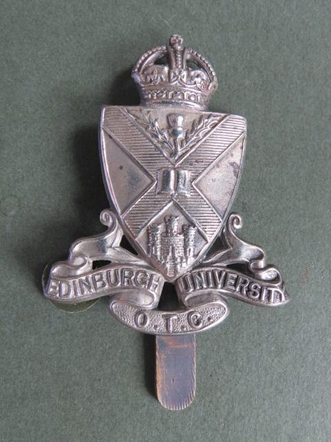 British Army Edinburgh University O.T.C. (Officer Training School) Cap Badge