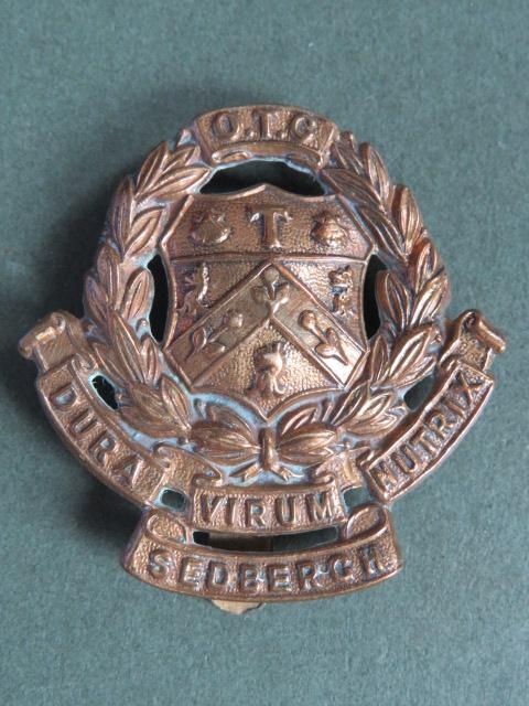 British Army Sedbergh School, Yorks, O.T.C. (Officer Training School) Cap Badge