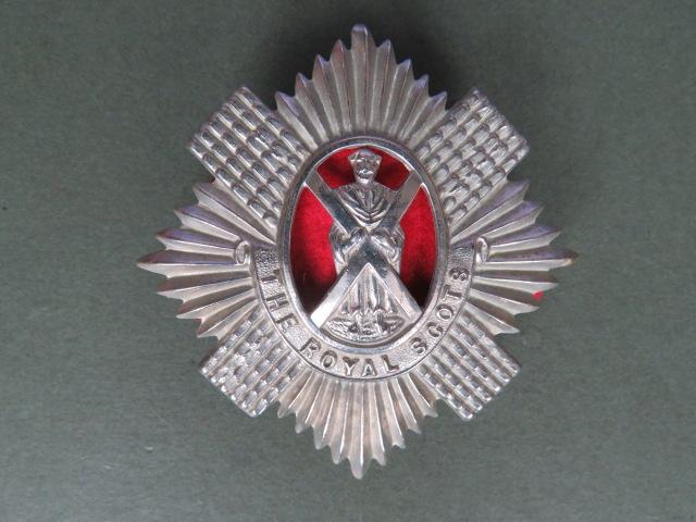 British Army The Royal Scots (Territorial / Pipers?) Cap Badge