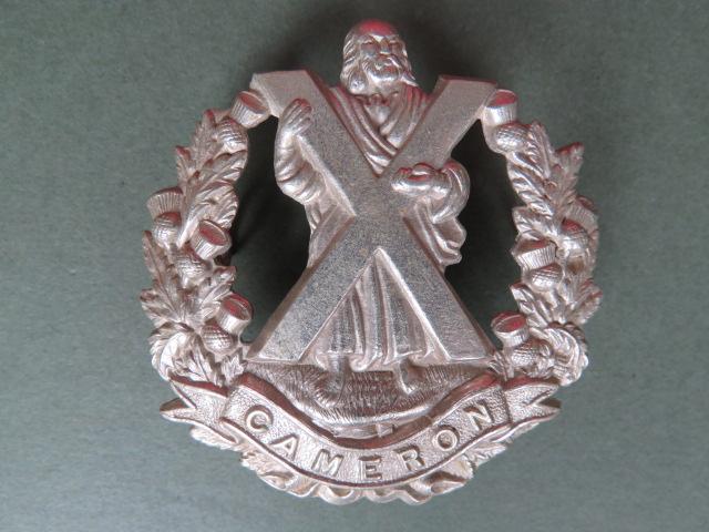 British Army The Queen's Own Cameron Highlanders Glengarry Badge