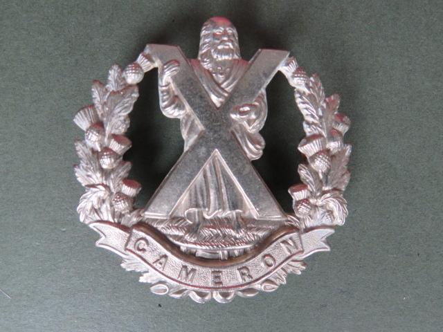 British Army The Queen's Own Cameron Highlanders Glengarry Badge