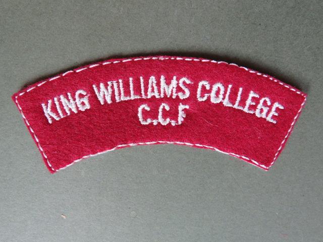 British Army King Williams College C.C.F. (Combined Cadet Force) Shoulder Title