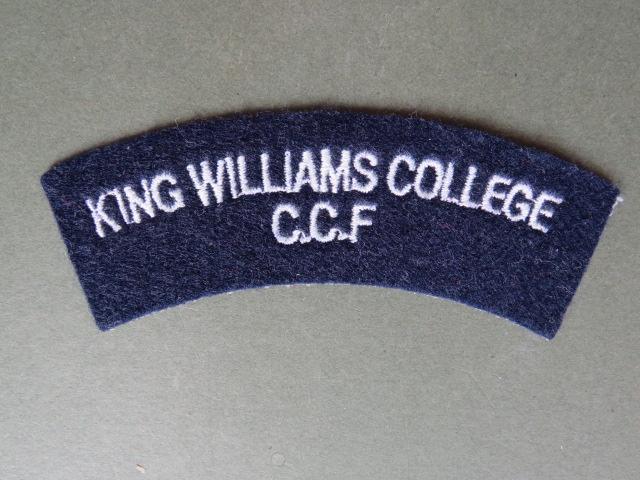 British Army King Williams College C.C.F. (Combined Cadet Force) (Air Force Section) Shoulder Title