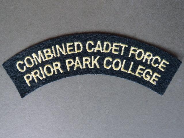 British Army Prior Park College C.C.F. (Combined Cadet Force) Shoulder Title