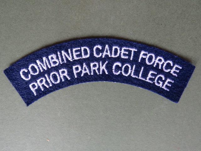 British Army Prior Park College C.C.F. (Combined Cadet Force) (Air Force Section) Shoulder Title