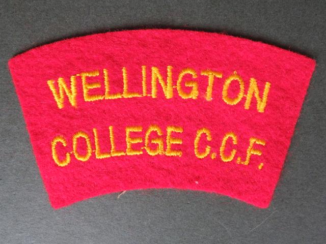 British Army Wellington College C.C.F. (Combined Cadet Force) Shoulder Title