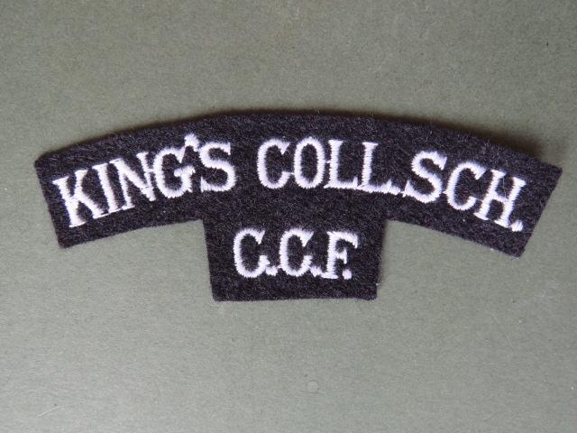 British Army King's College School C.C.F. (Combined Cadet Force) Shoulder Title