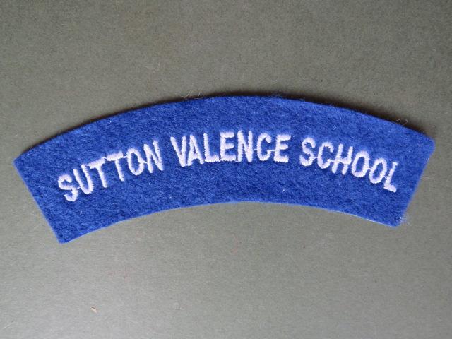 British Army Sutton Valence School C.C.F. (Combined Cadet Force) Shoulder Title