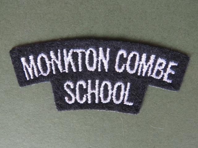 British Army Monkton Combe School C.C.F. (Combined Cadet Force) Shoulder Title