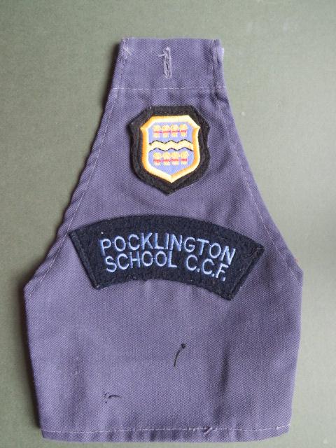 British Army Pocklington School C.C.F. (Combined Cadet Force) Brassard, Shoulder Title & Patch