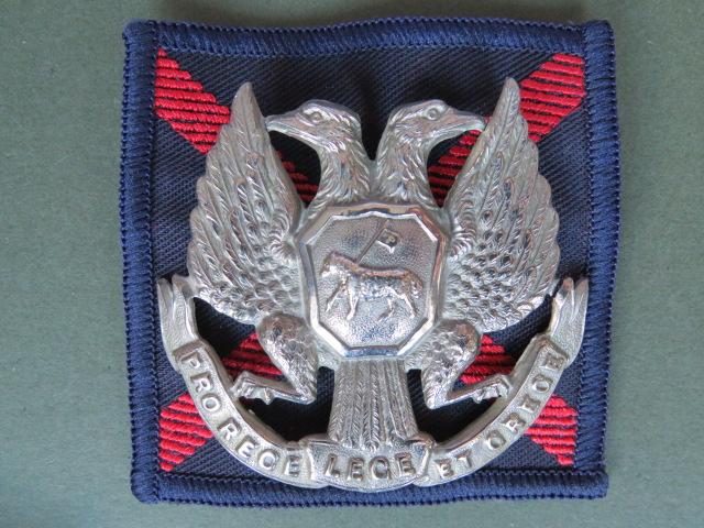 British Army Trinity College, Glenalmond Glengarry Badge and Backing