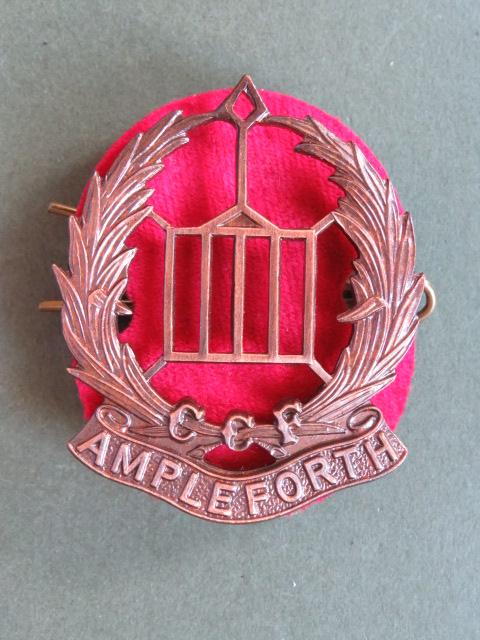 British Army Ampleforth College York C.C.F. (Combined Cadet Force) Cap Badge