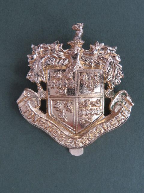 British Army Tonbridge School C.C.F. (Combined Cadet Force) Cap Badge