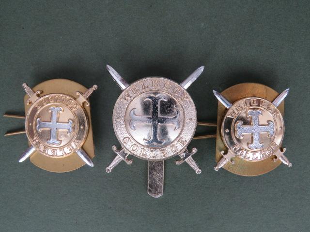 British Army Welbeck College Cap & Collar Badges