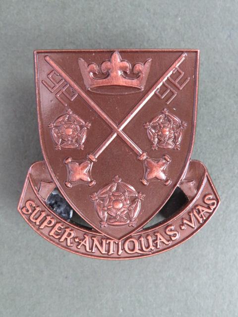 British Army St Peters School, York C.C.F. (Combined Cadet Force) Cap Badge