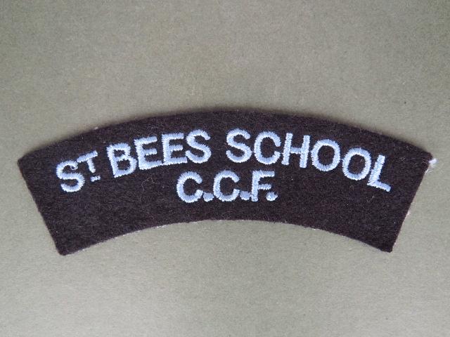 British Army St Bees School C.C.F. (Combined Cadet Force) Shoulder Title