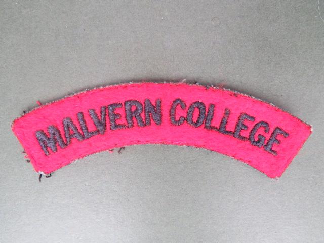 British Army Malvern College C.C.F. (Combined Cadet Force) Shoulder Title