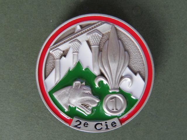 France Foreign Legion 1° Régiment Etranger de Génie, 2° Compagnie Pocket Crest