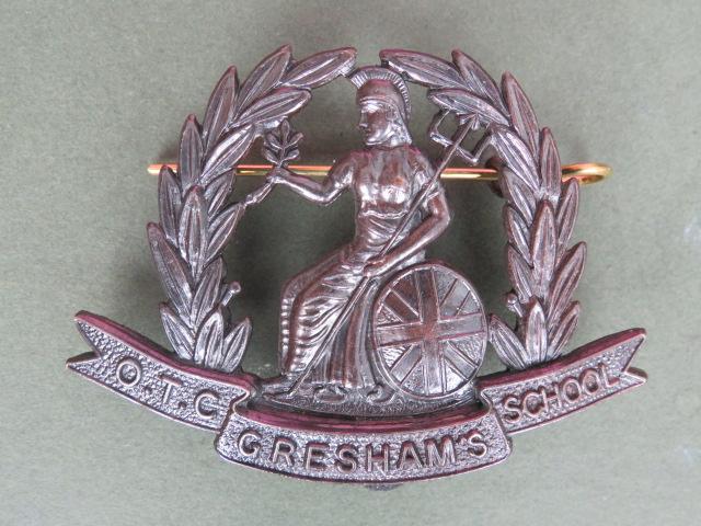 British Army Gresham's School O.T.C. (Officer Training Corps) Cap Badge