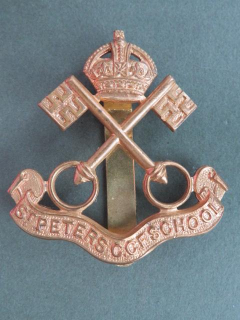 British Army St Peter's School, York C.C.F. (Combined Cadet Force) Cap Badge  Cap Badge