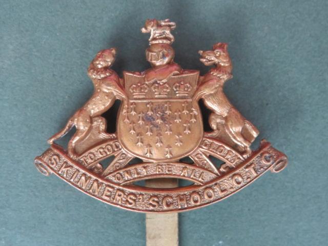 British Army Skinners School O.T.C. (Officer Training Corps) Cap Badge