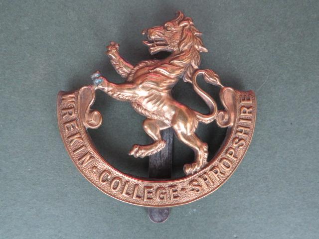 British Army Wrekin College, Shropshire O.T.C. (Officer Training Corps) Cap Badge