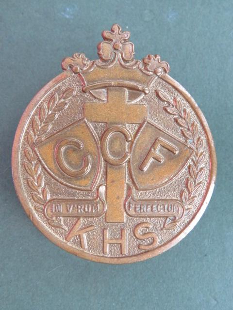 British Army Kingham Hill School C.C.F. (Combined Cadet Force) Cap Badge