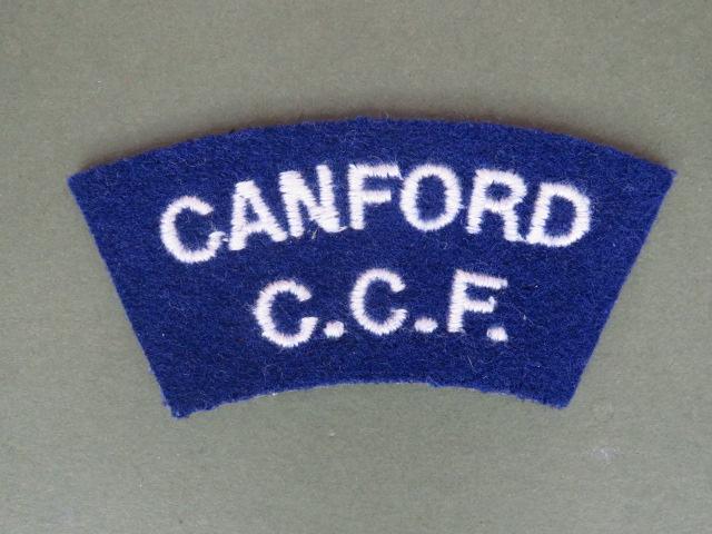 British Army Canford School C.C.F. (Combined Cadet Force) Shoulder Title