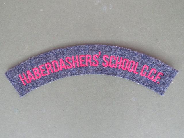 British Army Haberdashers' School C.C.F. (Combined Cadet Force) Shoulder Title