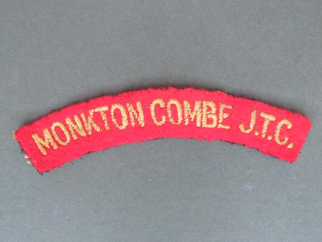 British Army Monkton Combe J.T.C. (Junior Training Corps) Shoulder Title