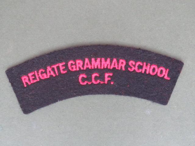 British Army Reigate Grammar School C.C.F. (Combined Cadet Force) (Naval Section) Shoulder Title