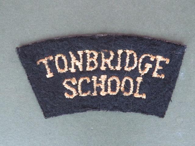 British Army Tonbridge School C.C.F. (Combined Cadet Force) Shoulder Title