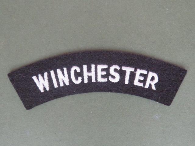 British Army Winchester College C.C.F. (Combined Cadet Force) Shoulder Title