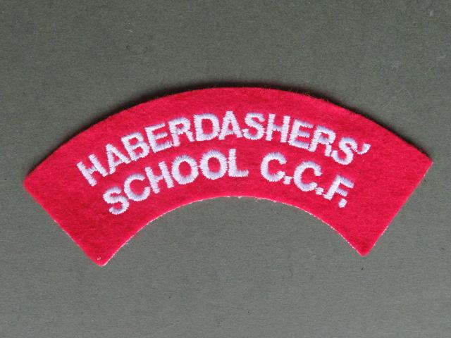 British Army Haberdashers' School C.C.F. (Combined Cadet Force) Shoulder Title