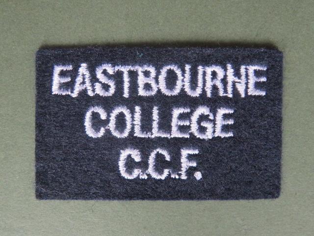 British Army Eastbourne College C.C.F. (Combined Cadet Force) Shoulder Title