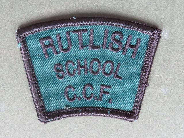 British Army Rutlish School C.C.F. (Combined Cadet Force) Shoulder Title