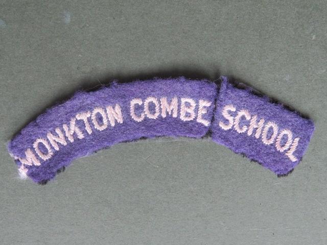 British Army Monkton Combe School C.C.F. (Combined Cadet Force) Shoulder Title